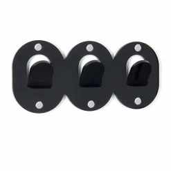 2 Drievoudige Wandhanger In Gekleurd Plexiglas Clipontwerp - Freddie -Kortingswinkel voor woondecoratie 2 appendiabiti da parete triplo in plexiglass colorato design a clip freddie 12