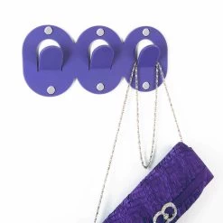 2 Drievoudige Wandhanger In Gekleurd Plexiglas Clipontwerp - Freddie -Kortingswinkel voor woondecoratie 2 appendiabiti da parete triplo in plexiglass colorato design a clip freddie 2