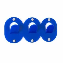 2 Drievoudige Wandhanger In Gekleurd Plexiglas Clipontwerp - Freddie -Kortingswinkel voor woondecoratie 2 appendiabiti da parete triplo in plexiglass colorato design a clip freddie 3