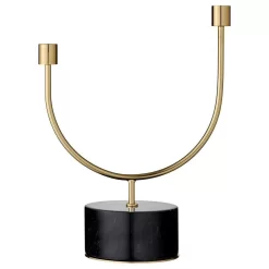 Grasil Candle Holder Black/Gold - AYTM - Koop Online