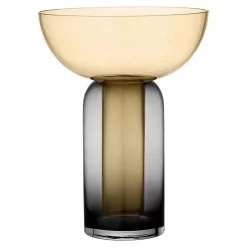 Torus Vase Ø25 Black/Amber - AYTM - Koop Online