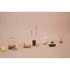 Torus Vase Ø25 Black/Amber - AYTM - Koop Online -Kortingswinkel voor woondecoratie 5704444073037torus vase black amber3