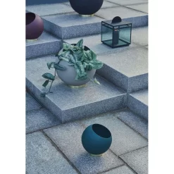 Globe Flower Pot Ø17 Taupe - AYTM - Koop Online -Kortingswinkel voor woondecoratie 5704444073051globe taupe 173