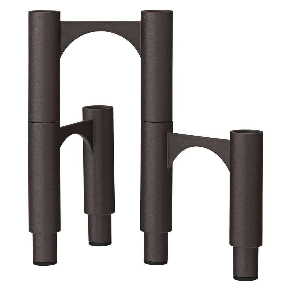 Compono Candle Holder Brown - AYTM - Koop Online 3 Compono Candle Holder Brown - AYTM - Koop Online