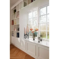 Angui Candleholder H34 Black/Gold - AYTM - Koop Online -Kortingswinkel voor woondecoratie 5704444082763 angui candleholder h34 blackgold 5