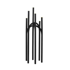 Angui Candleholder H92 Black/Gold - AYTM - Koop Online