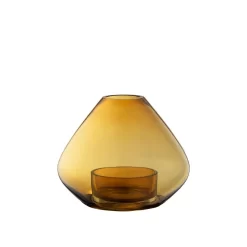 Uno Lantern/Vase H11,5 Amber - AYTM - Koop Online