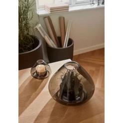 Uno Lantern/Vase H21 Amber - AYTM - Koop Online -Kortingswinkel voor woondecoratie 5704444083296 uno lanternvase h21 amber 4