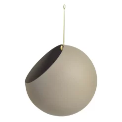 Globe Hanging Flowerpot Ø21 Taupe - AYTM - Koop Online
