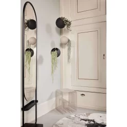 Globe Hanging Flowerpot Ø21 Taupe - AYTM - Koop Online 12 Globe Hanging Flowerpot Ø21 Taupe - AYTM - Koop Online -Kortingswinkel voor woondecoratie 5704444086815 globe hanging flowerpot oe21 taupe 5