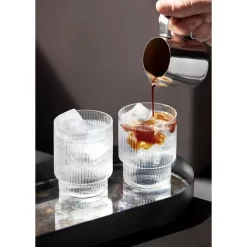 Ripple Glass Set Of 4 Clear - Ferm LIVING - Koop Online -Kortingswinkel voor woondecoratie 5704723007166ripple glass set of 4 clear ferm3