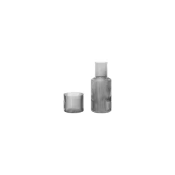 Ripple Small Carafe Set Smoked Grey - Ferm LIVING - Koop Online