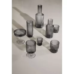 Ripple Small Carafe Set Smoked Grey - Ferm LIVING - Koop Online -Kortingswinkel voor woondecoratie 5704723028659ripple small carafe set smoked grey ferm3