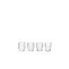 Ripple Small Glasses Set Of 4 Clear - Ferm LIVING - Koop Online -Kortingswinkel voor woondecoratie 5704723103851ripple small glasses set of 4 clear ferm1