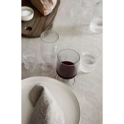 Ripple Wine Glasses Set Of 2 Clear - Ferm LIVING - Koop Online -Kortingswinkel voor woondecoratie 5704723103899ripple wine glasses set of 2 clear ferm3
