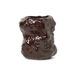 Tuck Vase Red Brown - Ferm LIVING - Koop Online
