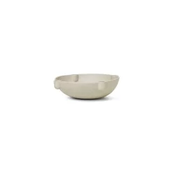 Bowl Candle Holder L Ceramic Light Grey - Ferm LIVING - Koop Online