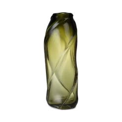 Water Swirl Vase Tall Moss Green - Ferm LIVING - Koop Online