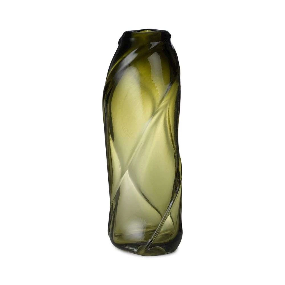 Water Swirl Vase Tall Moss Green - Ferm LIVING - Koop Online 3 Water Swirl Vase Tall Moss Green - Ferm LIVING - Koop Online