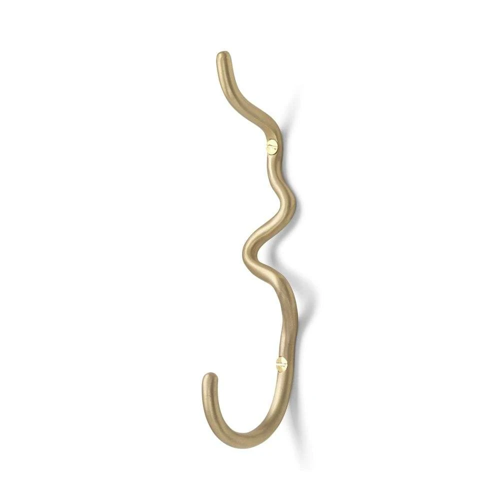 Curvature Hook Brass - Ferm LIVING - Koop Online 3 Curvature Hook Brass - Ferm LIVING - Koop Online