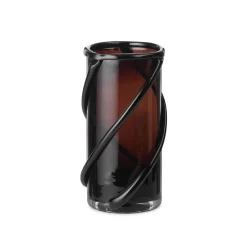 Entwine Vase Small Dark Amber - Ferm LIVING - Koop Online