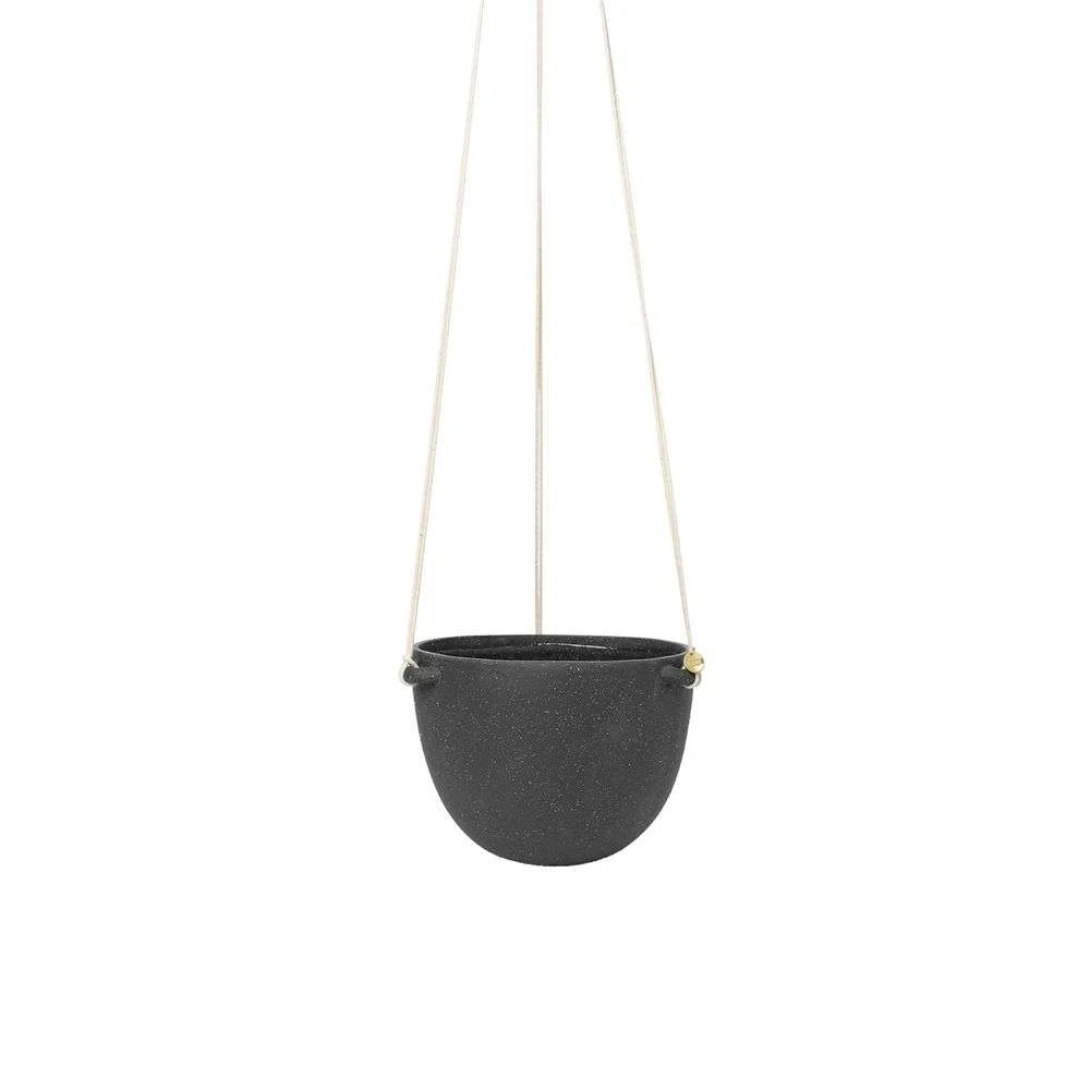 Speckle Hanging Pot Large Dark Grey - Ferm LIVING - Koop Online 3 Speckle Hanging Pot Large Dark Grey - Ferm LIVING - Koop Online