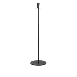 Hoy Casted Candle Holder Tall Black - Ferm LIVING - Koop Online