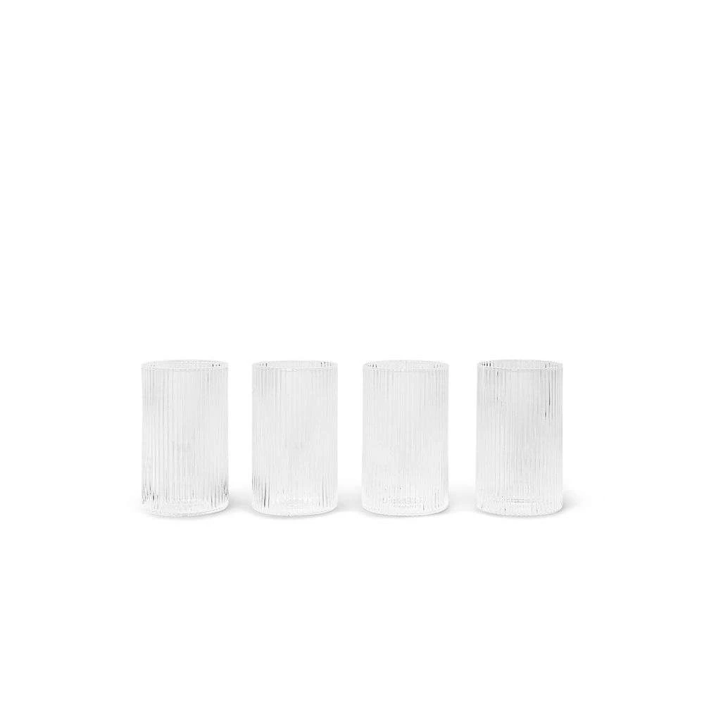 Ripple Verrines Set Of 4 Clear - Ferm LIVING - Koop Online 3 Ripple Verrines Set Of 4 Clear - Ferm LIVING - Koop Online