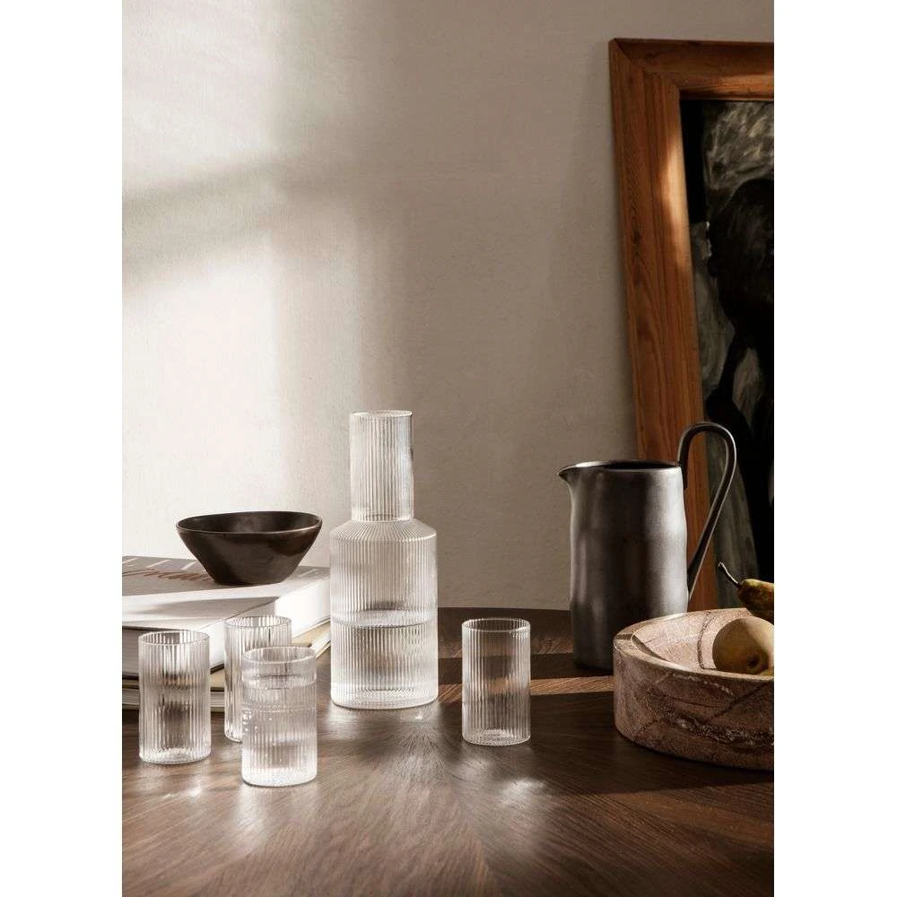 Ripple Verrines Set Of 4 Clear - Ferm LIVING - Koop Online 4 Ripple Verrines Set Of 4 Clear - Ferm LIVING - Koop Online - Afbeelding 2