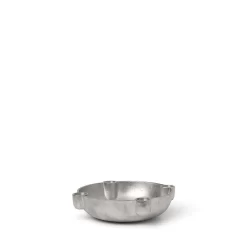 Bowl Candle Holder Medium Aluminium - Ferm LIVING - Koop Online