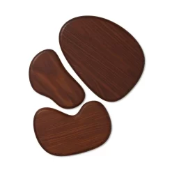 Cairn Cutting Boards Set Of 3 Dark Brown - Ferm LIVING - Koop Online