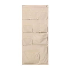 Canvas XL Wall Pockets Off-White - Ferm LIVING - Koop Online