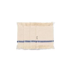 Savor Coasters Set Of 4 Off-White/Blue - Ferm LIVING - Koop Online -Kortingswinkel voor woondecoratie 5704723293712 savor coasters set of 4 off whiteblue 3