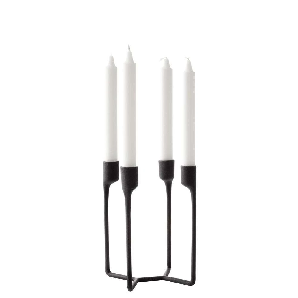 Heima 4-armed Candlestick Black - Normann Copenhagen - Koop Online 5 Heima 4-armed Candlestick Black - Normann Copenhagen - Koop Online - Afbeelding 3