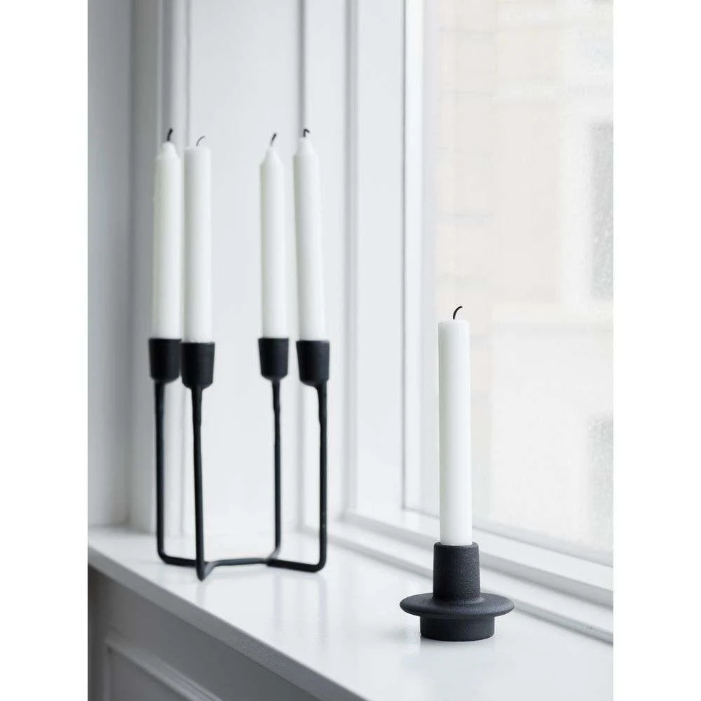 Heima Candlestick Black - Normann Copenhagen - Koop Online 6 Heima Candlestick Black - Normann Copenhagen - Koop Online - Afbeelding 4
