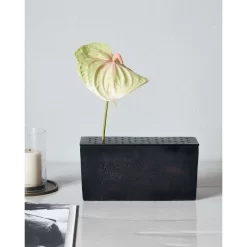 Flow Vase Square Brown Brass - House Doctor - Koop Online -Kortingswinkel voor woondecoratie 57076448054152111510205