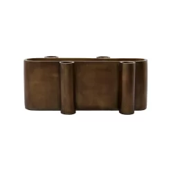 Four Oval Candle Holder Antique Brass - House Doctor - Koop Online