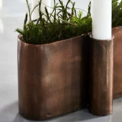 Four Oval Candle Holder Antique Brass - House Doctor - Koop Online 9 Four Oval Candle Holder Antique Brass - House Doctor - Koop Online -Kortingswinkel voor woondecoratie 57076448319024