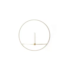 Pov Circle Candleholder L Brass - Menu - Koop Online