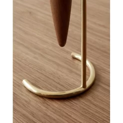 Umanoff Candle Holder Polished Brass/Walnut - Menu - Koop Online -Kortingswinkel voor woondecoratie 57092620484104