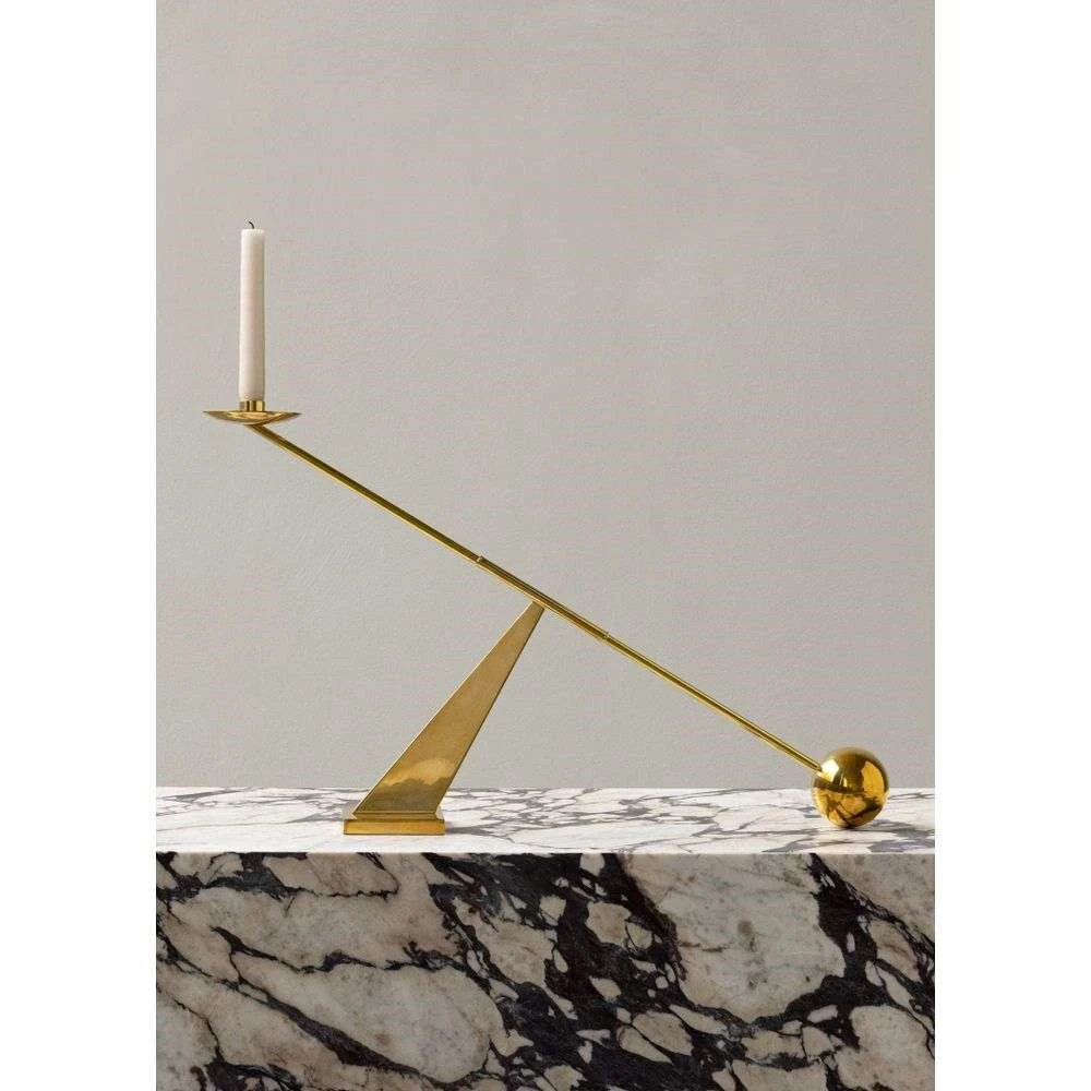 Interconnect Candle Holder Brass - Menu - Koop Online 4 Interconnect Candle Holder Brass - Menu - Koop Online - Afbeelding 2