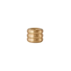 Savi Solid Brushed Brass Candleholder - OYOY Living Design - Koop Online