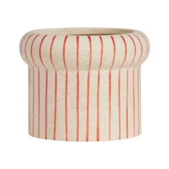 Aki Pot Large Offwhite/Red - OYOY Living Design - Koop Online