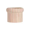 Aki Pot Small Offwhite/Red - OYOY Living Design - Koop Online