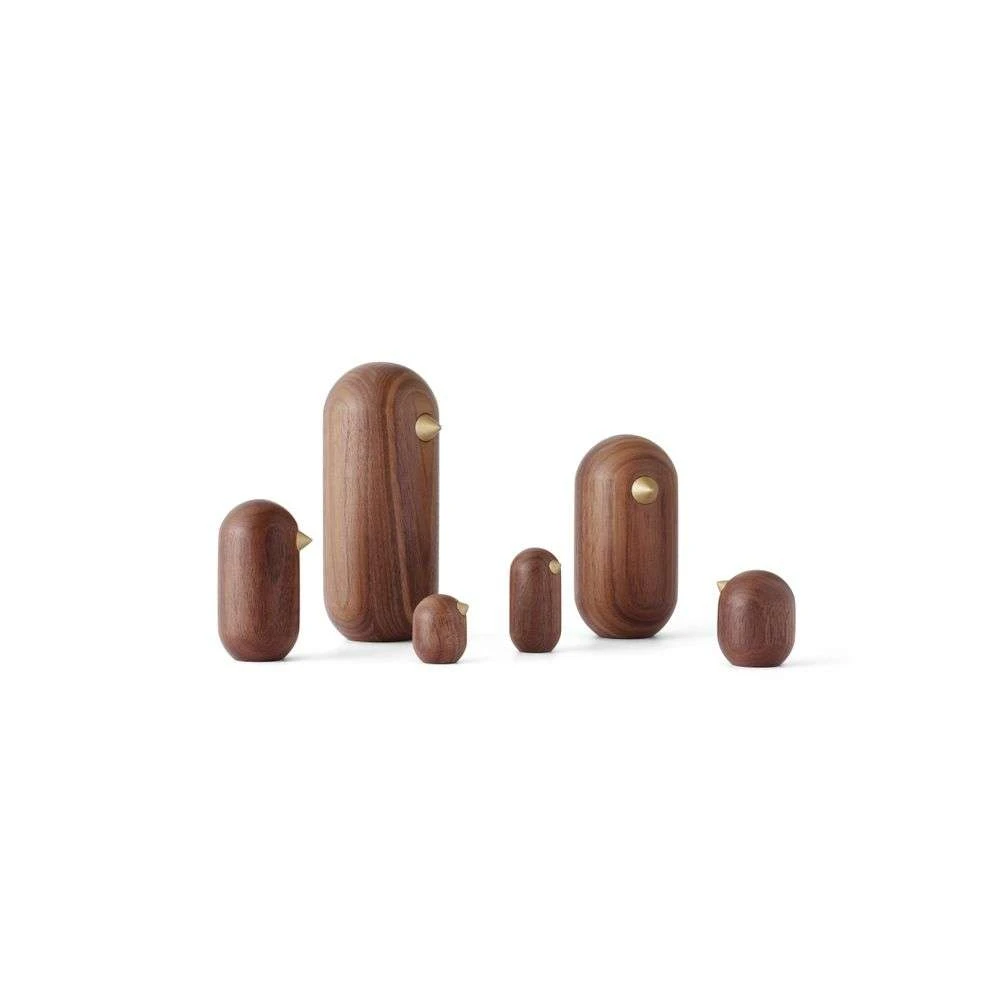 Little Bird 13,5 Cm Walnut - Normann Copenhagen - Koop Online 4 Little Bird 13,5 Cm Walnut - Normann Copenhagen - Koop Online - Afbeelding 2