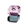 Gem Candlestick Small Smoked/Pink - Hübsch - Koop Online -Kortingswinkel voor woondecoratie 57127720660031