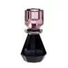 Gem Candlestick Medium Pink/Smoked - Hübsch - Koop Online -Kortingswinkel voor woondecoratie 57127720704751