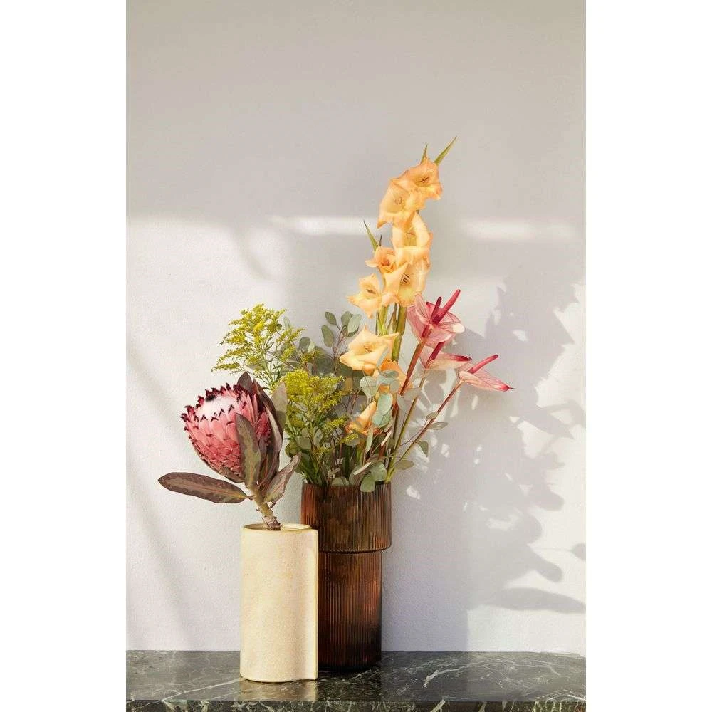 Ripple Vase Amber - Hübsch - Koop Online 4 Ripple Vase Amber - Hübsch - Koop Online - Afbeelding 2