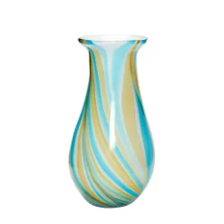 Kaleido Vase Blue/Yellow - Hübsch - Koop Online