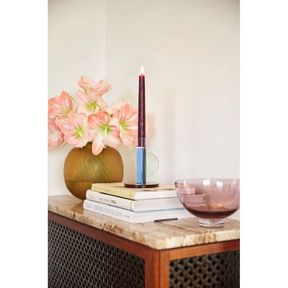 Astro Candlestick Blue - Hübsch - Koop Online 4 Astro Candlestick Blue - Hübsch - Koop Online - Afbeelding 2